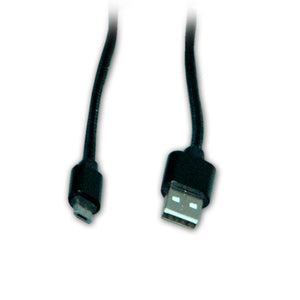 Micro USB Cable Android (Compatible with All Phones for Micro USB Devices, Black, One Cable)