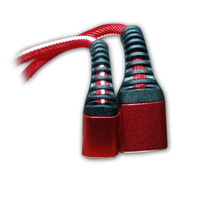 USB Cable For iPhone Hi-Tensile Fast Charging Data Cable Quick Charger for apple device (Red)