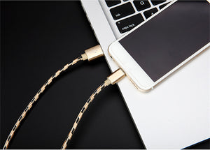 USB Cable For iPhone Hi-Tensile Fast Charging Data Cable Quick Charger for apple device